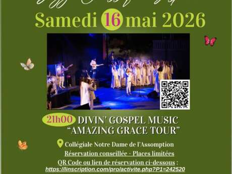 Concert : Divin Gospel amazing grace tour - musique gospel | Festival de printemps