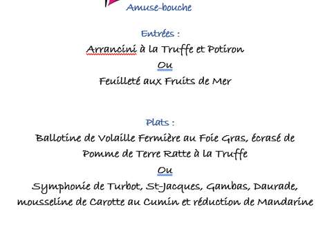 Repas de la Saint Valentin au restaurant Le Forum