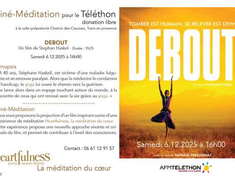 Ciné méditation pour le Téléthon