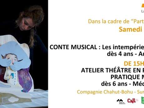 Atelier théâtre en papier et pratique musicale