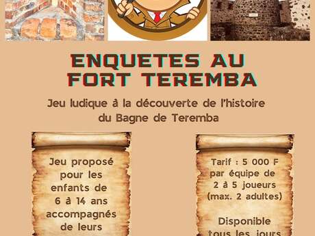 Jeu familial "Enquêtes au Fort Teremba"