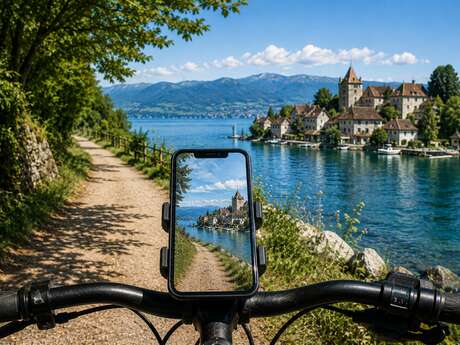 Thonon – Yvoire en vélo électrique avec Parcours GPS