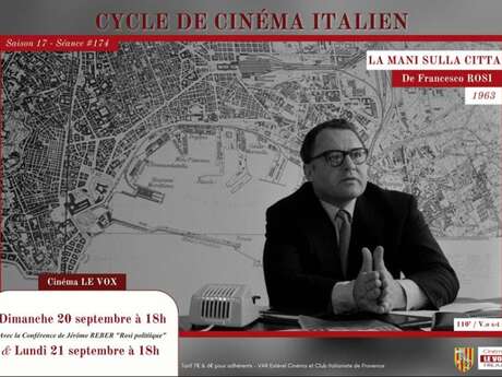 CYCLE DE CINEMA ITALIEN AU CINEMA LE VOX