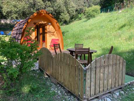 La pinède des Mées Family pods