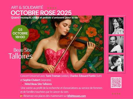 Les voix d'octobre rose - Art &solidarité