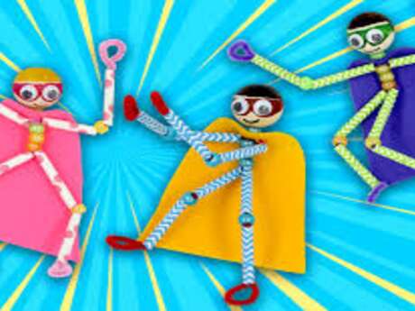 Atelier : Création d’un héros en fils chenilles