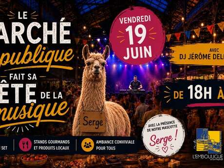 Le Marché République fête la Musique