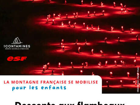 Les p'tits Flambeaux : descente aux flambeaux solidaire