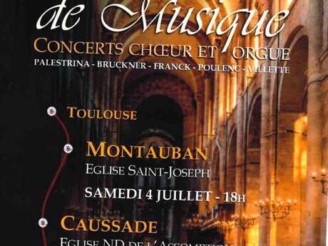 Concert chœur et orgue : mille ans de musique