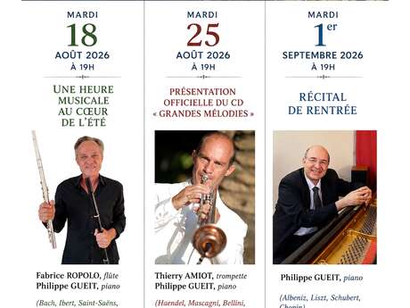 Concerts de Sainte Anne - été 2026