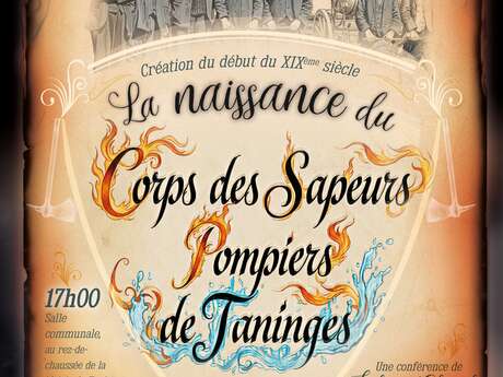 Juliette Châtel. La naissance du corps des Sapeurs Pompiers de Taninges.
