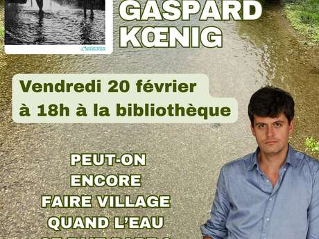 Rencontre avec l'écrivain Gaspard Koenig
