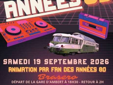 Train à Thème - train dansant années 80