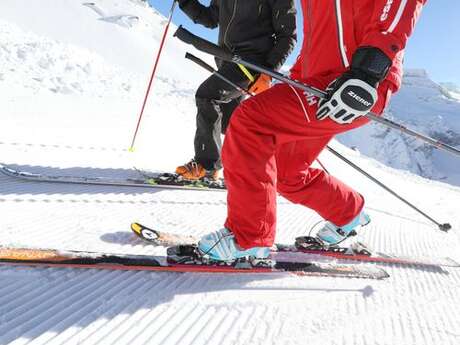 Initiation à la glisse, télémark et biathlon