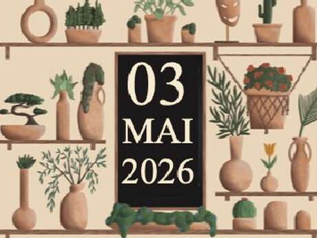 Marché aux fleurs et potiers