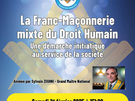 Conférence : la franc-maçonnerie mixte du Droit Humain