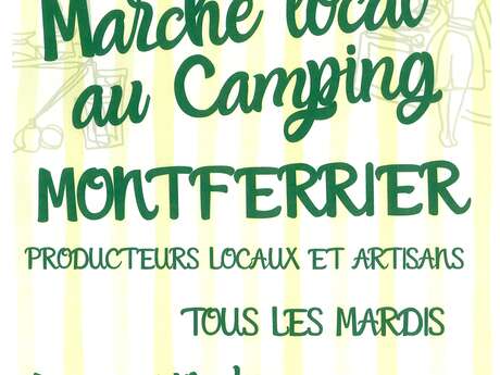 Marché local au Camping Montferrier