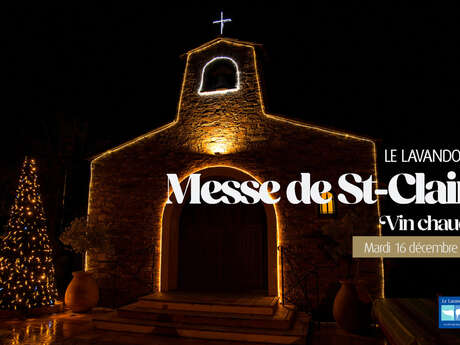 Messa e vin brulé nella cappella di Saint-Clair