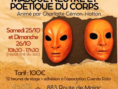 STAGE Initiation au masque neutre et Poétique du corps