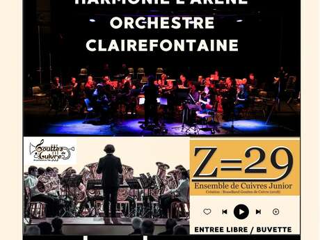 Concert : Harmonie l'Arene et orchestre clairefontaine