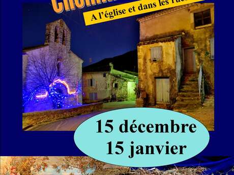 Chemin des crèches à Castellet-en-Luberon