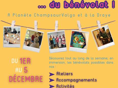 Semaine Portes ouvertes du bénévolat !