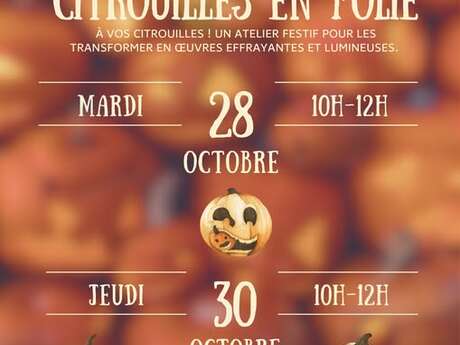 Taller de Halloween: las calabazas se vuelven locas en el camping Les Marmottes