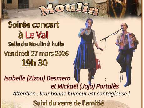 Concert : Isabelle Desmero et Mickäel Portalès - chansons populaires