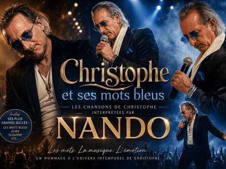 Diner - Concert: CHRISTOPHE „Les Mots Bleus“ door NANDO LITTERI