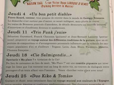 Joyeux Jeudis de Juin... au Jardin des Sage