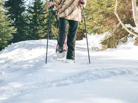 Les Mouilles snowshoe trail