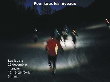 Trail running dans la neige