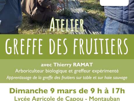 Atelier Greffe des Fruitiers Le 9 mars 2025