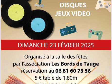 Vide bibliothèques, disques, jeux vidéo