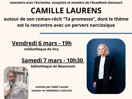 Rencontre avec l'écrivaine Camille Laurens