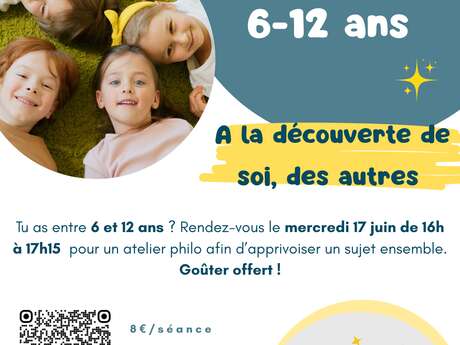 Goûter philo enfants 6-12 ans à l'AbriCôtière