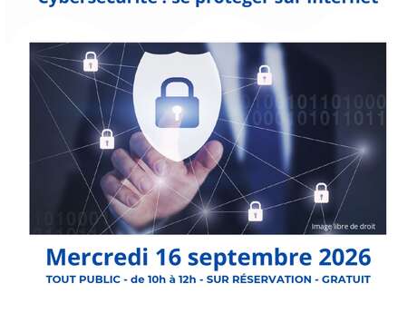 Atelier numérique Cybersécurité : se protéger sur internet