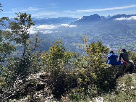 Le mont Peney depuis le parking de la Doria