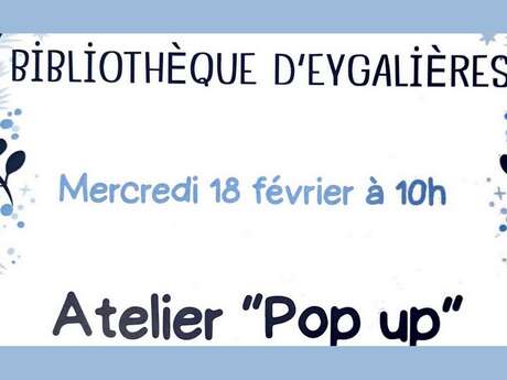 ‘Pop-up’ workshop for children