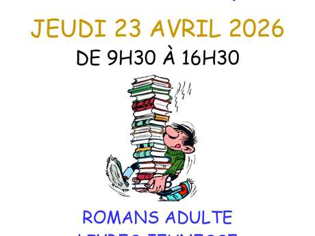 Braderie de printemps à la bibliothèque