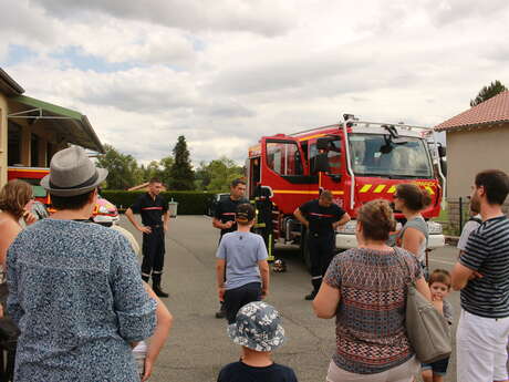 La caserne des pompiers - Visite en famille