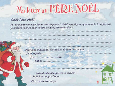 Écris ta lettre au Père Noël !