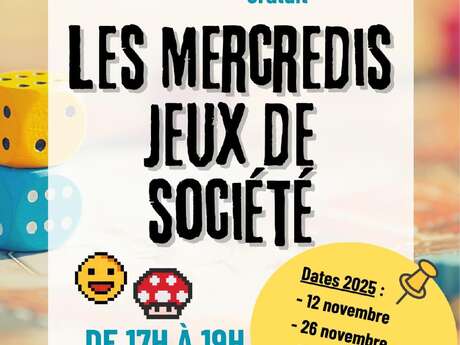 Les mercredis jeux de société
