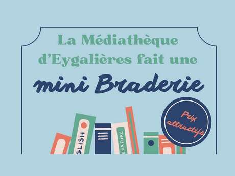 Mini sale at the Eygalières Media Library