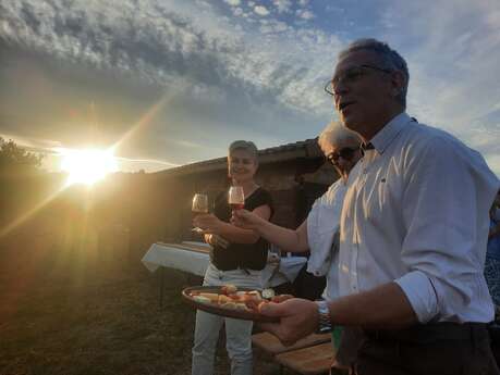 Sunset dans les vignes (Domaine Peychon)