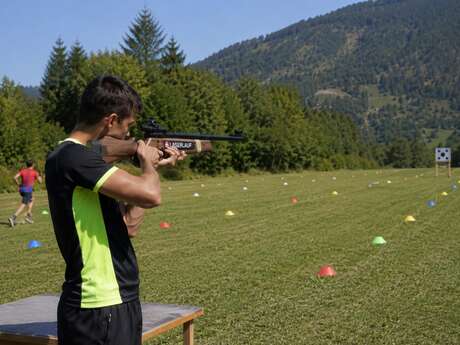 Biathlon avec le Bureau Montagne de Passy