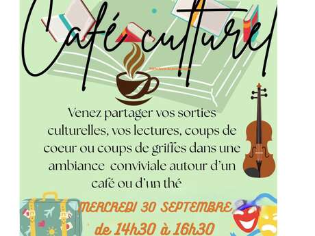 Café culturel à la médiathèque