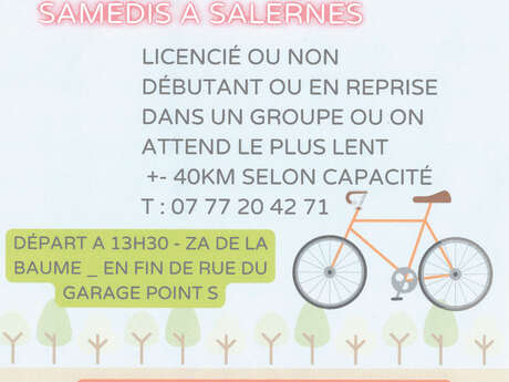 Balade à vélo du samedi
