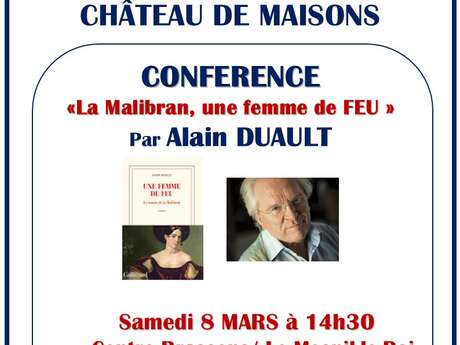 Conférence “La Malibran, une femme de feu“ par la SACM