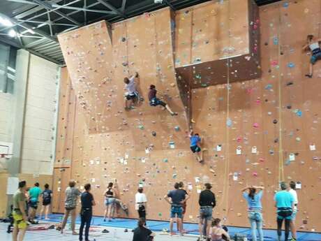 Mur d'escalade - Gymnase du lycée des Iscles